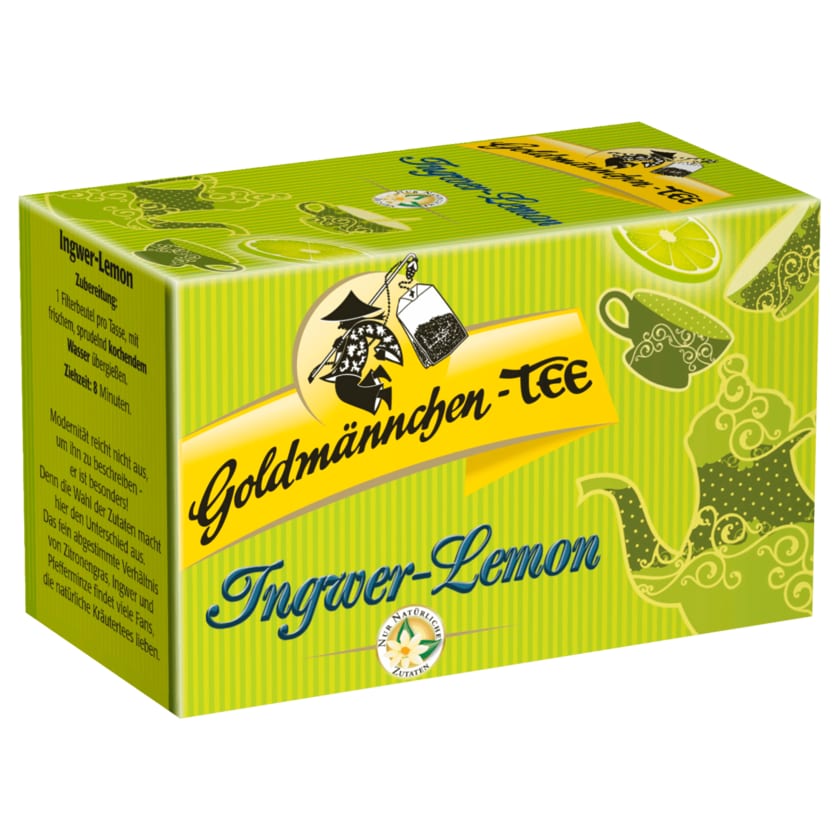 Goldmännchen-Tee Ingwer-Lemon 30g, 20 Beutel